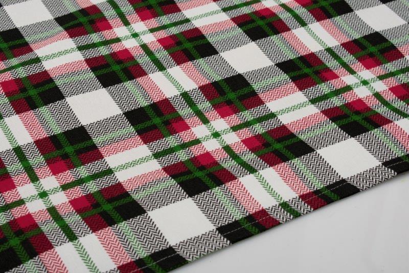 Καρές Εμπριμέ Polycotton Αλέκιαστος 90x90εκ. Tartan 493 Red-Green DimCol (Χρώμα: Κόκκινο, Ύφασμα: 70% Βαμβάκι-30% Polyester) - DimCol - 19329811120493RG